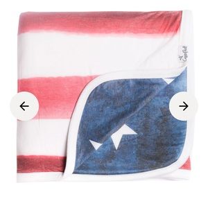 Copper Pear large swaddle “patriot” blanket